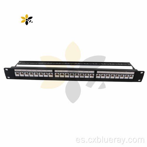 Tipo de UTP Panel de parche Cat6 con carga completa